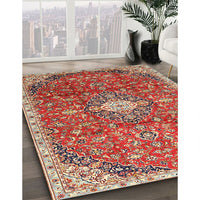 Traditional Red Medallion Rug, tr2995