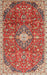 Traditional Red Medallion Rug, tr2995