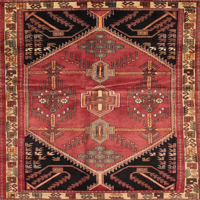 Square Traditional Red Persian Rug, tr299