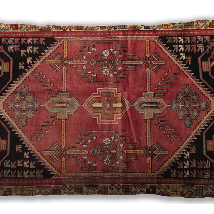 Traditional Classic Rectangular Tomato Red Lumbar Throw Pillow, 13 inch by 19 inch, lbtr299