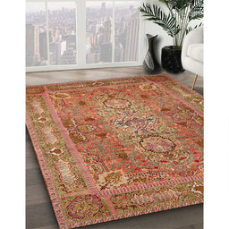 Traditional Red Persian Rug in Family Room, tr29