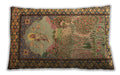 Traditional Classic Rectangular Dark Sienna Brown Lumbar Throw Pillow, 13 inch by 19 inch, lbtr2