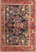 Traditional Saffron Red Animal Rug, tr3000