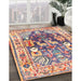 Traditional Brown Animal Rug in Family Room, tr3001