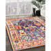 Machine Washable Traditional Brown Rug in a Family Room, wshtr3001