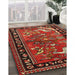 Machine Washable Traditional Tomato Red Rug in a Family Room, wshtr3002