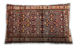 Traditional Classic Rectangular Saffron Red Lumbar Throw Pillow, 13 inch by 19 inch, lbtr3004