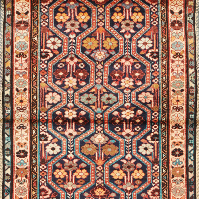Traditional Saffron Red Persian Rug, tr3004