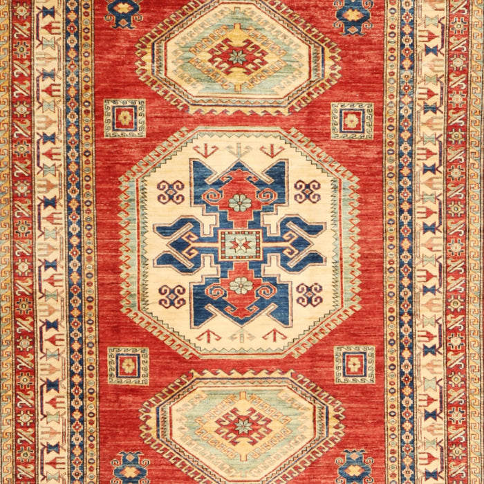 Traditional Red Geometric Rug, tr3008