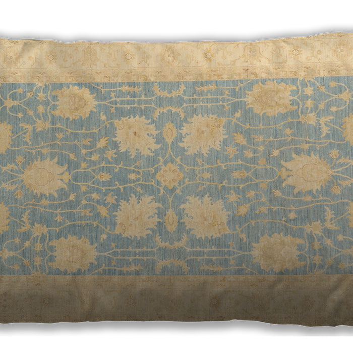 Traditional Classic Rectangular Brown Gold Lumbar Throw Pillow, 13 inch by 19 inch, lbtr3009