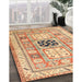 Machine Washable Traditional Chocolate Brown Rug in a Family Room, wshtr3010