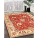 Machine Washable Traditional Fire Red Rug in a Family Room, wshtr3012