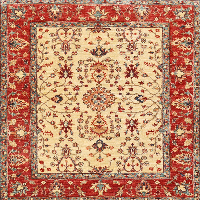 Square Traditional Red Persian Rug, tr3013