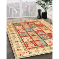 Traditional Chrome Gold Yellow Persian Rug, tr3015