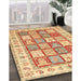 Traditional Chrome Gold Yellow Persian Rug in Family Room, tr3015