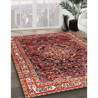 Traditional Orange Salmon Pink Persian Rug, tr301