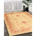 Machine Washable Traditional Orange Rug in a Family Room, wshtr3020