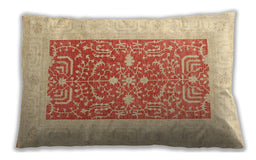 Traditional Classic Rectangular Sun Yellow Lumbar Throw Pillow, 13 inch by 19 inch, lbtr3021