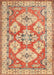 Traditional Red Geometric Rug, tr3023