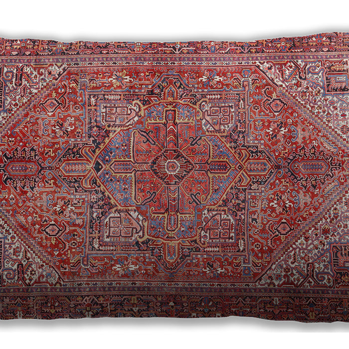 Traditional Classic Rectangular Dusty Pink Lumbar Throw Pillow, 13 inch by 19 inch, lbtr3024