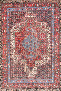 Machine Washable Traditional Fire Brick Red Rug, wshtr3025