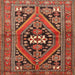 Square Traditional Red Persian Rug, tr3029