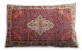Traditional Classic Rectangular Red Lumbar Throw Pillow, 13 inch by 19 inch, lbtr302