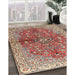 Machine Washable Traditional Fire Brick Red Rug in a Family Room, wshtr3031