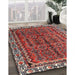 Machine Washable Traditional Tomato Red Rug in a Family Room, wshtr3032