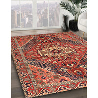 Traditional Sunrise Orange Persian Rug, tr3033