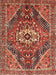 Traditional Sunrise Orange Persian Rug, tr3033