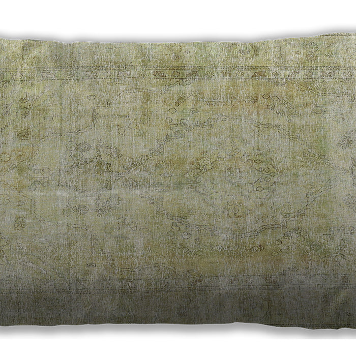 Traditional Classic Rectangular Brown Lumbar Throw Pillow, 13 inch by 19 inch, lbtr3035