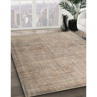 Traditional Dark Almond Brown Persian Rug, tr3036