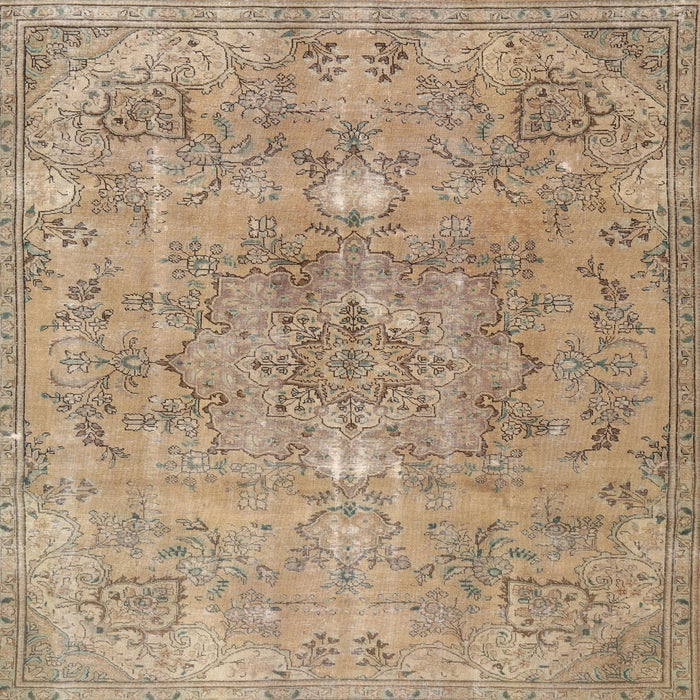 Square Traditional Brown Persian Rug, tr3038