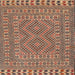 Square Traditional Sandy Brown Persian Rug, tr3040