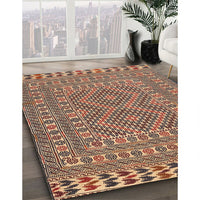 Traditional Sandy Brown Persian Rug, tr3040