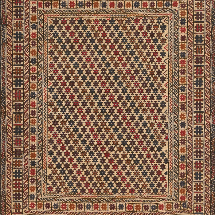 Machine Washable Traditional Peru Brown Rug, wshtr3041