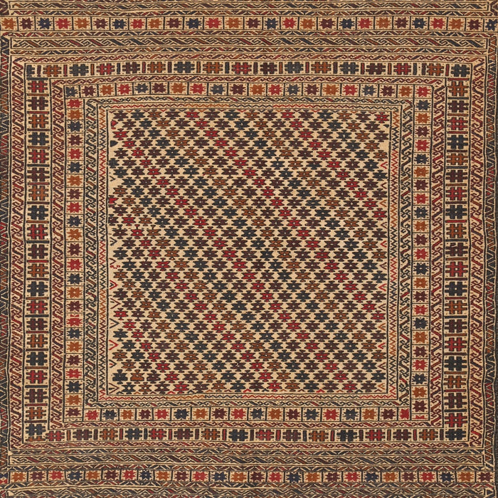 Square Traditional Brown Persian Rug, tr3041