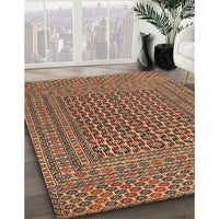 Traditional Sand Brown Persian Rug, tr3042