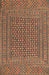 Machine Washable Traditional Sand Brown Rug, wshtr3042