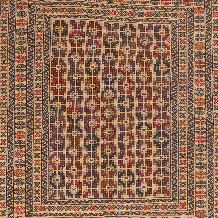 Traditional Sand Brown Persian Rug, tr3042