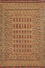 Traditional Orange Southwestern Rug, tr3044