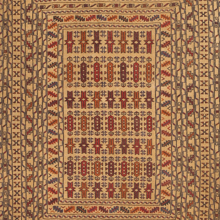 Traditional Orange Southwestern Rug, tr3044