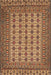 Traditional Orange Southwestern Rug, tr3046