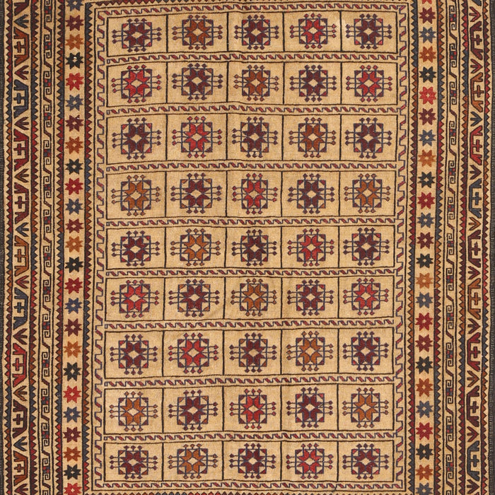 Traditional Orange Southwestern Rug, tr3046