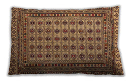 Traditional Classic Rectangular Orange Lumbar Throw Pillow, 13 inch by 19 inch, lbtr3046