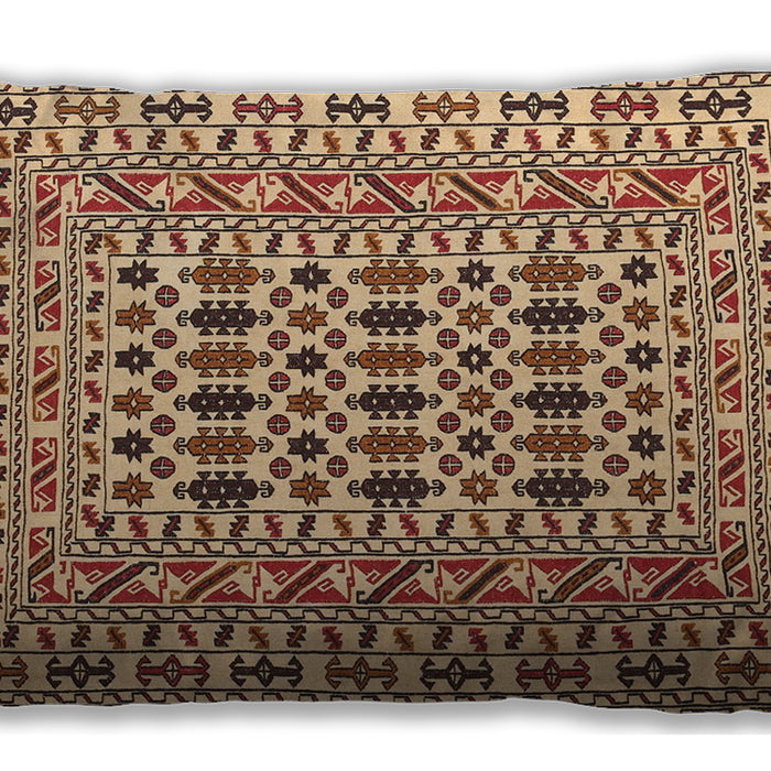 Traditional Classic Rectangular Dark Sienna Brown Lumbar Throw Pillow, 13 inch by 19 inch, lbtr3047
