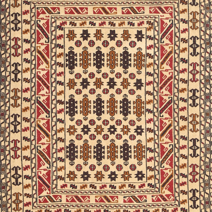 Traditional Dark Sienna Brown Southwestern Rug, tr3047