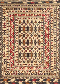 Machine Washable Traditional Dark Sienna Brown Rug, wshtr3047