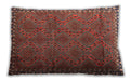Traditional Classic Rectangular Orange Salmon Pink Lumbar Throw Pillow, 13 inch by 19 inch, lbtr3051